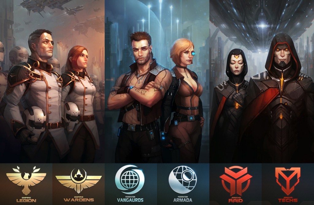 Les factions en images.