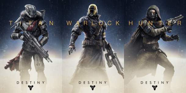 Destiny - Classes : Titan, Arcaniste et Chasseur 