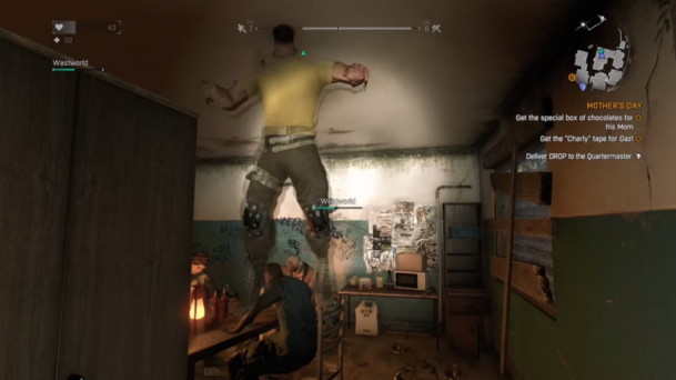 Dying-Light Se frapper la tête contre le mur pas la rentrer dedans !